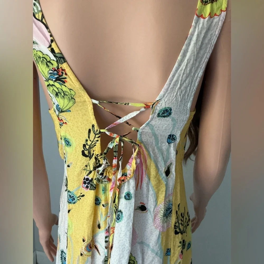 Anthropologie Yellow Floral Dress - Picture 8 of 15